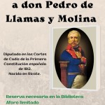 Homenaje al ricoteño don Pedro de Llamas y Molina. Conmemoración del 200 aniversario de su muerte.