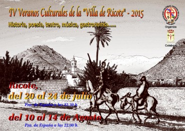 Vuelven los “Veranos culturales de la villa de Ricote”