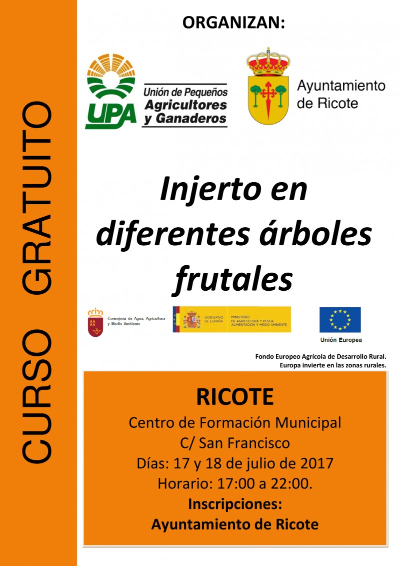 Cartel-Curso-INJERTO-RICOTE-julio-2017
