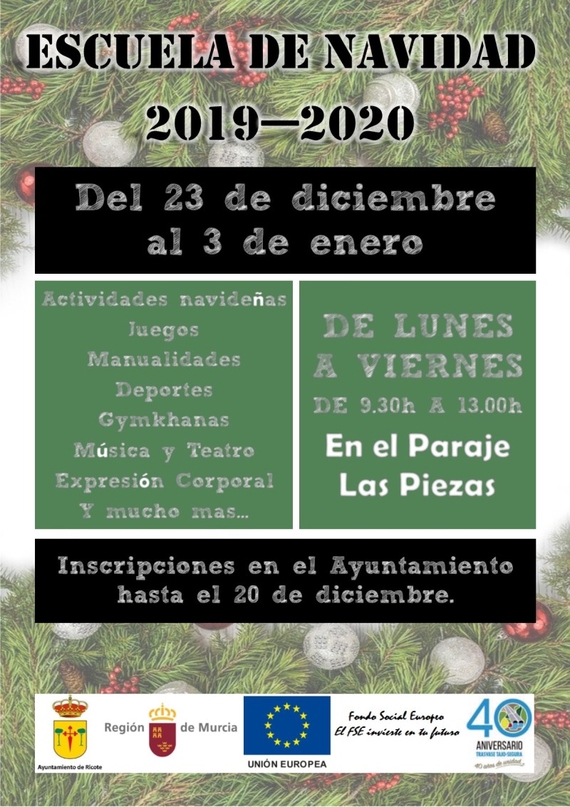 Cartel Navidad Ricote 2019