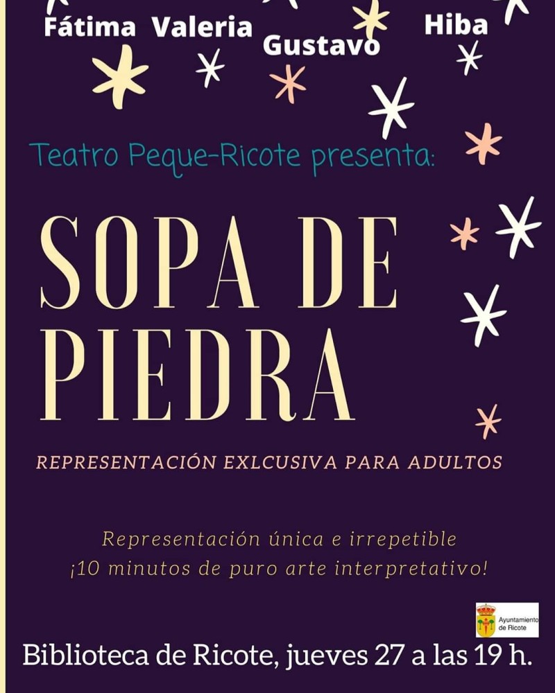 REPRESENTACIÓN “SOPA DE PIEDRA”