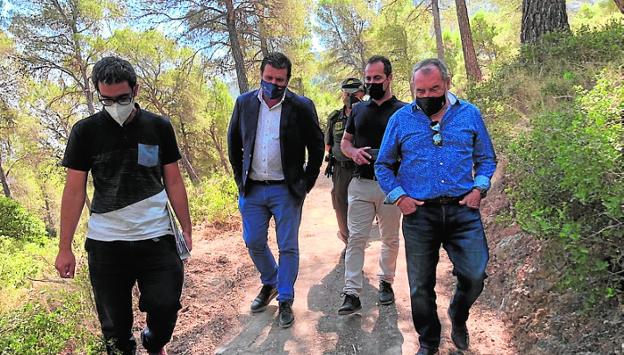 Arranca la puesta a punto del sendero del Collado de la Madera de Ricote