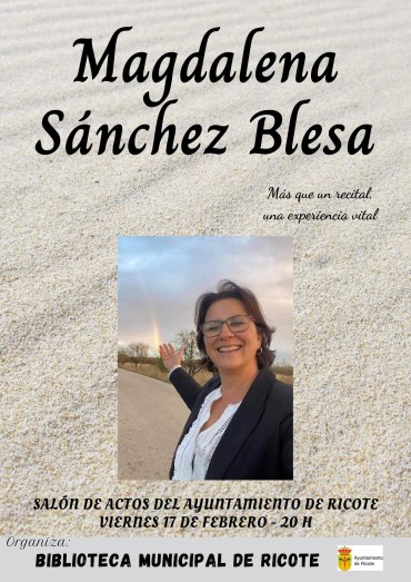 Encuentro con Magdalena Sánchez Blesa