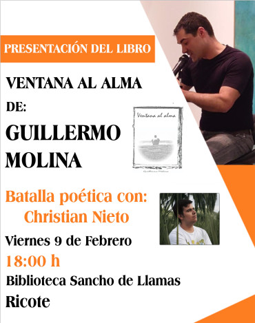 Presentación del libro “Ventana al alma” de Guillermo Molina