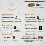 Actividad de narración oral “¿Qué bueno que viniste” y Actividad de narración oral infantil “Descifrando historias”, por Fran Pintadera 22 octubre Taller de poesía y rap para jóvenes, por Tolo Ort (2)