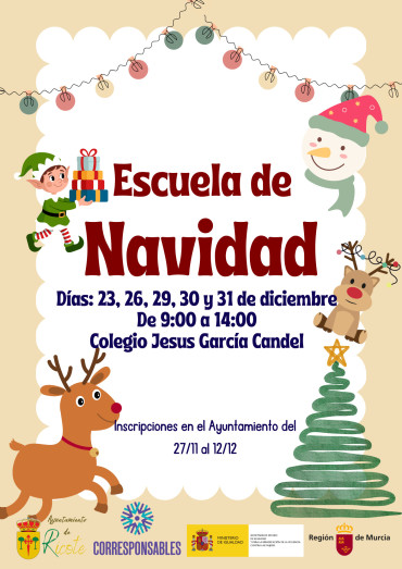 ESCUELA DE NAVIDAD PLAN CORRESPONSABLES RICOTE