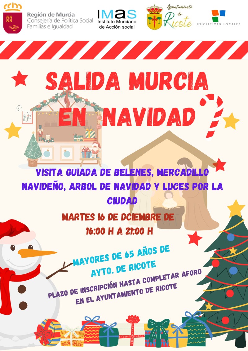 SALIDA A  MURCIA EN NAVIDAD