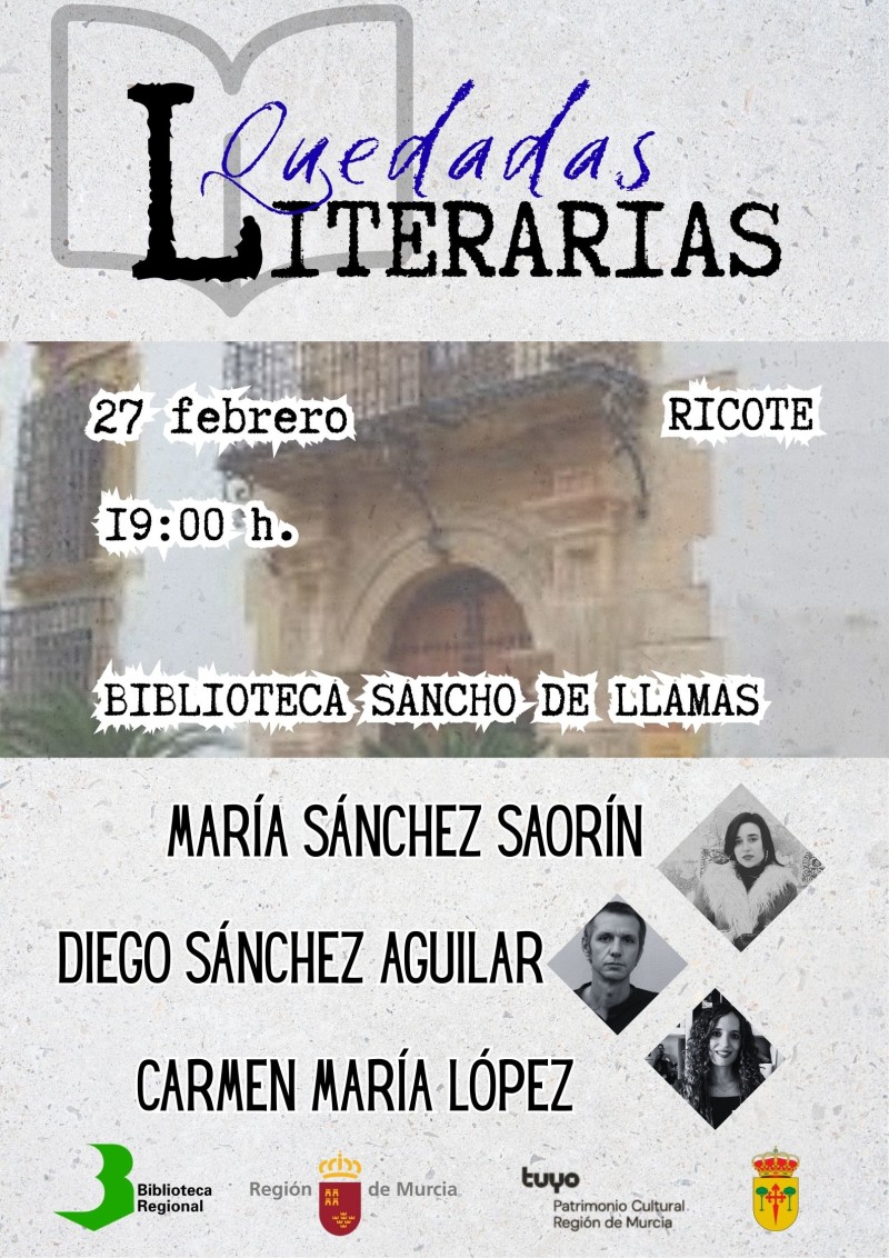“Quedada literaria” en la Biblioteca de Ricote “Quedada literaria” en la Biblioteca de Ricote